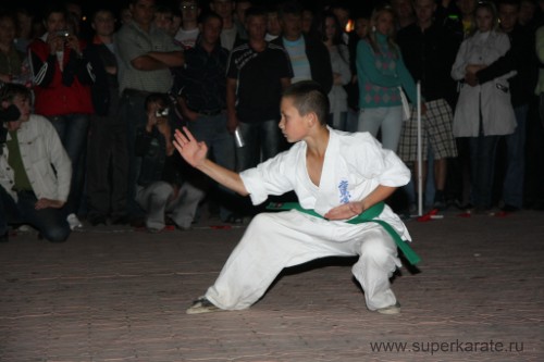 Исполнение ката каратэ киокушинкай