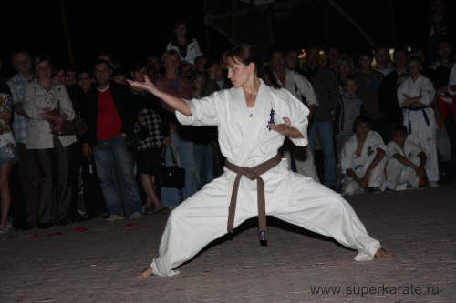 Исполнение ката каратэ киокушинкай