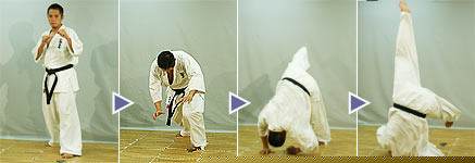 ���� ����� ����. Tobi Ushiro Geri.