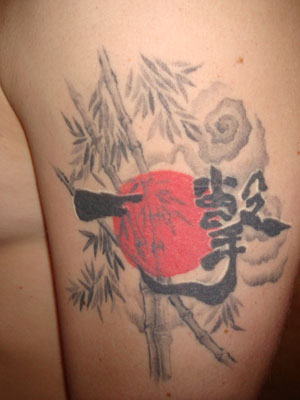 ���������� ��������� ������� �� �����. Tattoo ichigeki.