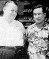 Мас Ояма со своим промоутером из Джорджии. 1955 год 