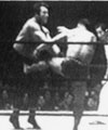 Мас Ояма на ринге в Америке 1955 год
