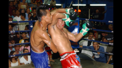 Разрушительные локти в тайском боксе, только зрелищные нокауты